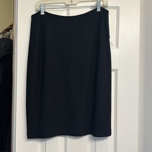 St. John Couture midi Skirt suede pattern on back